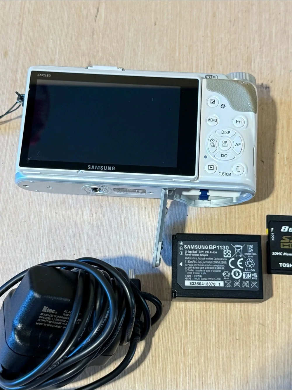 Samsung NX300 Mirrorless Digital Camera White Body Only Tested Working Read Info